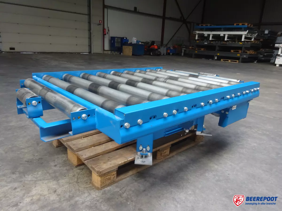 Roterende rollenbaanwissel